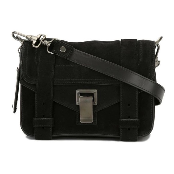 Proenza Schouler Handbags - Proenza Schouler Black Suede PS1